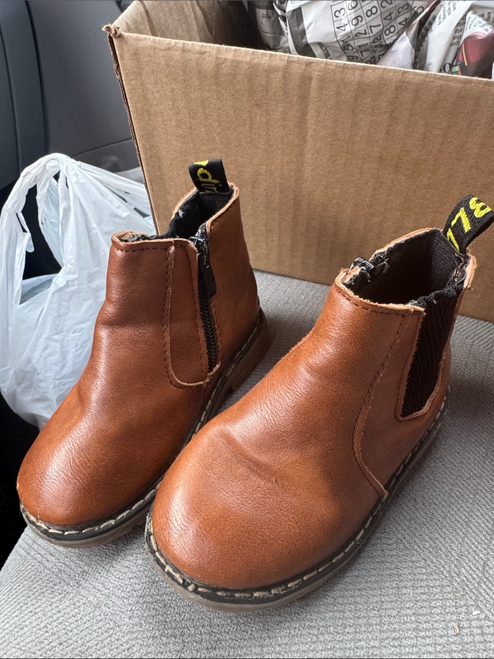 Dr. Martens Toddler Chestnut Brown Chelsea Boots